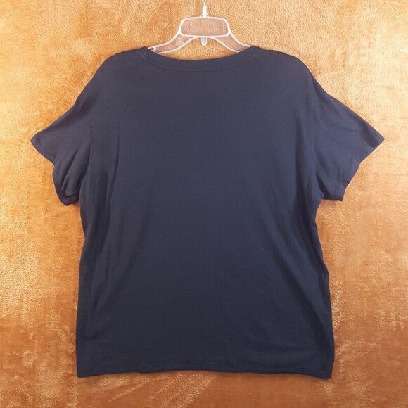 VICTORIAS SECRET PINK Womens Top Large Black Pullover Oversized Pizza College - Picture 6 of 7